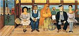 Frida Kahlo Canvas Paintings - The Bus
